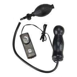 Zwarte opblaasbare vibrator