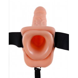 7" Holle Strap-On Met Ballen